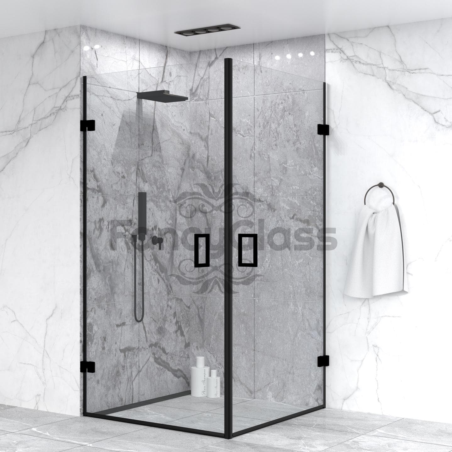 Kabina prysznicowa narożna ruchoma