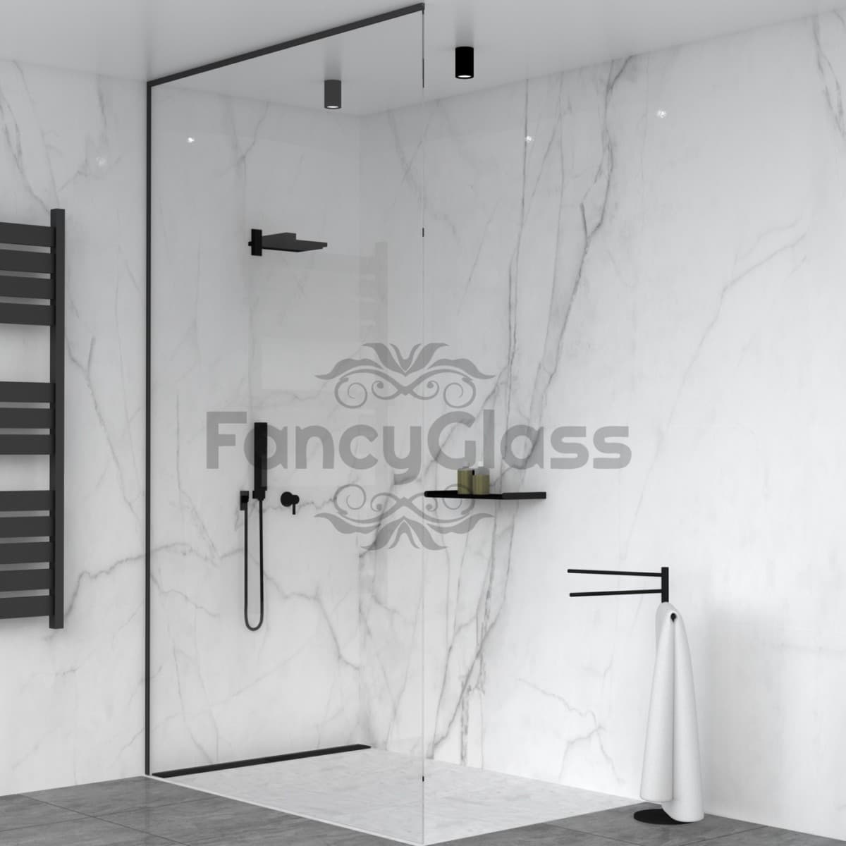 Kabina walk-in do sufitu